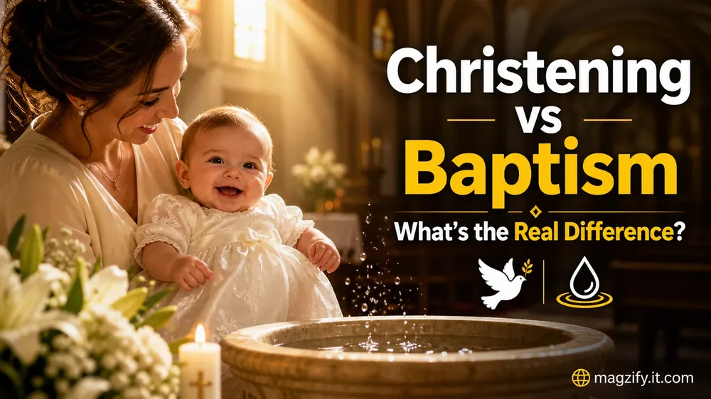 Christening vs Baptism: What's the Real Difference?