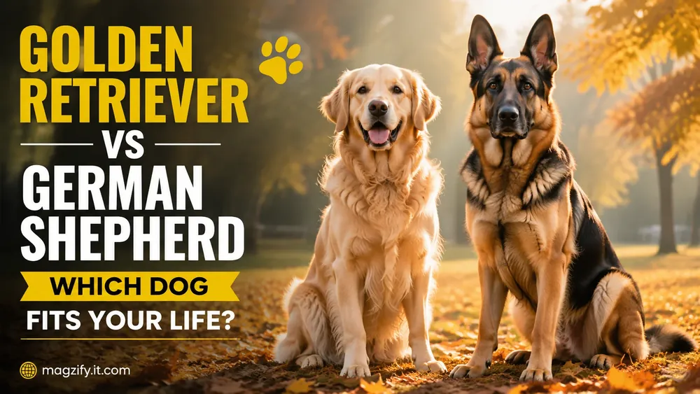 Golden Retriever vs German Shepherd: Which dog fits your life?