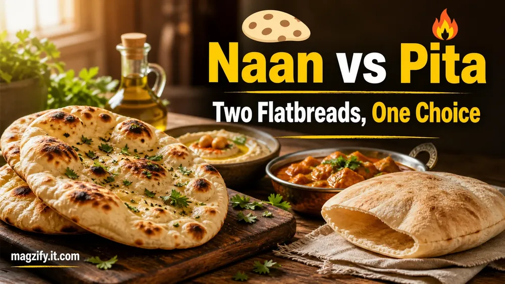 Naan vs Pita: Two Flatbreads, One Choice