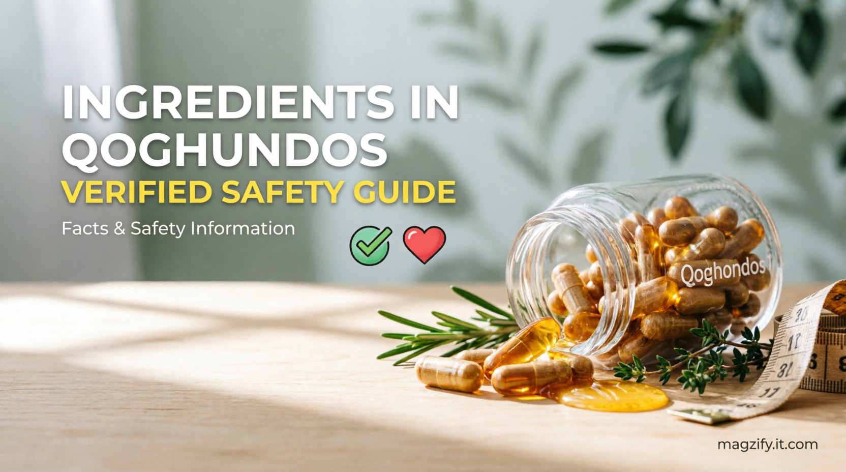 Ingredients in Qoghundos: Verified Safety Guide & Facts