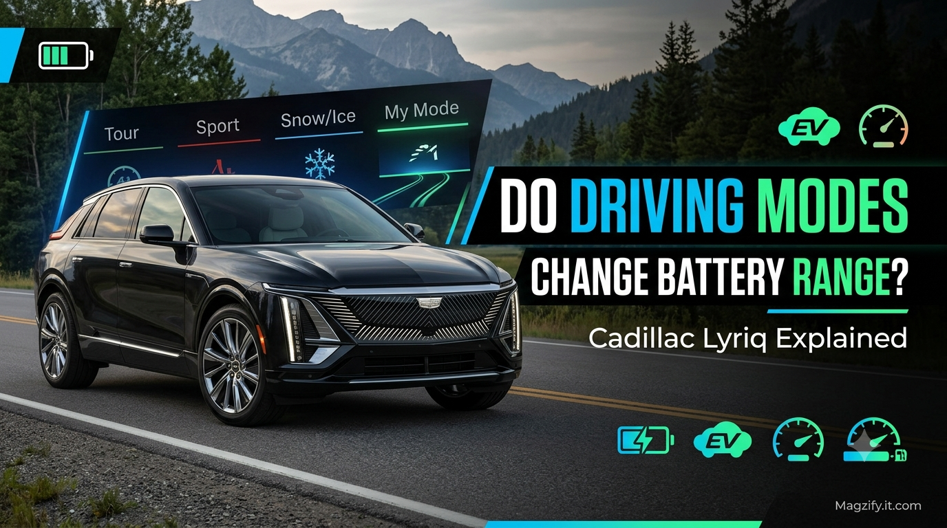Do the Driving Modes in Cadillac Lyriq Offer Different Ranges or Battery Usages